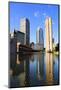 Christian Science Plaza in Midtown Boston with Urban City View and Water Reflection.-Songquan Deng-Mounted Photographic Print