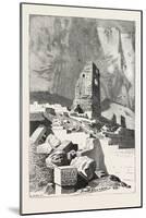 Christian Tower at the Deyr-El-Bahree, Egypt, 1879-null-Mounted Giclee Print