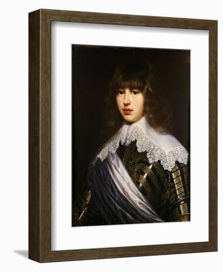 Christian V, 1646-99 King of Denmark and Norway, as a Boy-Justus Sustermans-Framed Giclee Print