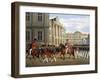 Christian VIII of Denmark at Amalienborg in 1848-Andreas Herman Hunaeus-Framed Giclee Print