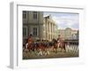 Christian VIII of Denmark at Amalienborg in 1848-Andreas Herman Hunaeus-Framed Giclee Print