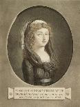 Portrait de Marie-Thérèse de France, madame Royale, éxécuté lors de son éch-Christian Von Mechel-Framed Giclee Print