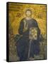 Christian Wall Mosaic. Hagia Sophia. Istanbul. Turkey-Tom Norring-Framed Stretched Canvas