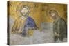 Christian Wall Mosaic. Hagia Sophia. Istanbul. Turkey-Tom Norring-Stretched Canvas