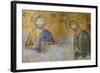 Christian Wall Mosaic. Hagia Sophia. Istanbul. Turkey-Tom Norring-Framed Photographic Print