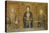 Christian Wall Mosaic. Hagia Sophia. Istanbul. Turkey-Tom Norring-Stretched Canvas