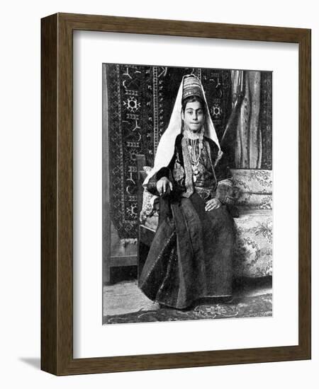 Christian Woman in a Wedding Dress, Palestine, 1936-Donald Mcleish-Framed Giclee Print