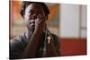 Christian woman praying, Togoville, Togo-Godong-Stretched Canvas