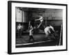 Christiani Family Practicing Their Bareback Riding Act-Gjon Mili-Framed Premium Photographic Print