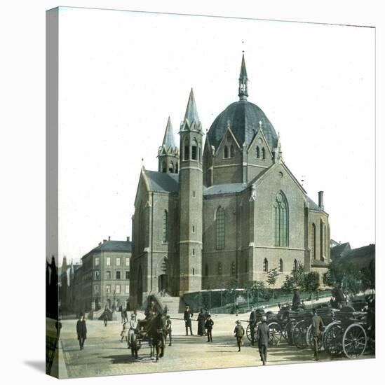 Christiania (Present Day Oslo, Norway), Church of the Trinity-Leon, Levy et Fils-Stretched Canvas