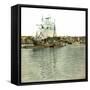 Christiania (Present Day Oslo, Norway), the Port-Leon, Levy et Fils-Framed Stretched Canvas