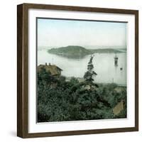 Christiania (Present Day Oslo, Norway), View of the Fjord-Leon, Levy et Fils-Framed Photographic Print