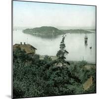 Christiania (Present Day Oslo, Norway), View of the Fjord-Leon, Levy et Fils-Mounted Photographic Print