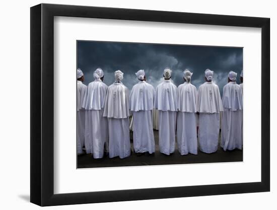 Christians at Timkat Festival, Adis Ababa, Ethiopia-Jaynes Gallery-Framed Photographic Print