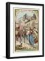 Christians Seeking Refuge in the Mountains of Crete, Greco-Turkish War, February 1897-null-Framed Giclee Print