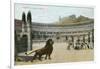 Christians vs. Lions, Roman Coliseum-null-Framed Art Print