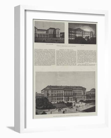 Christiansborg Castle, Copenhagen-null-Framed Giclee Print
