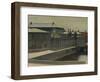 Christiansborg Palace from the Marmorbroen Bridge-Vilhelm Hammershoi-Framed Premium Giclee Print