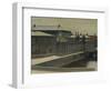 Christiansborg Palace from the Marmorbroen Bridge-Vilhelm Hammershoi-Framed Premium Giclee Print