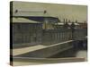 Christiansborg Palace from the Marmorbroen Bridge-Vilhelm Hammershoi-Stretched Canvas