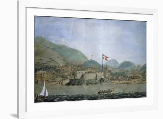 Christianstaed on Croxe Island, Today a District of the United States Virgin Islands.-null-Framed Giclee Print