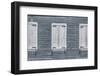 Christiansted, Saint Croix, Us Virgin Islands. Window Shutters-Janet Muir-Framed Photographic Print