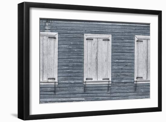 Christiansted, Saint Croix, Us Virgin Islands. Window Shutters-Janet Muir-Framed Photographic Print