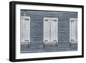 Christiansted, Saint Croix, Us Virgin Islands. Window Shutters-Janet Muir-Framed Photographic Print