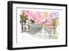 Christiansted St Croix Colonial Street Scene US Virgin Islands II-M. Bleichner-Framed Premium Giclee Print