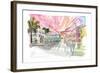 Christiansted St Croix Colonial Street Scene US Virgin Islands II-M. Bleichner-Framed Art Print