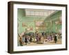 Christie's Auction Room, Aquatinted by J. Bluck-Thomas Rowlandson-Framed Giclee Print