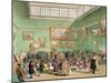 Christie's Auction Room, Aquatinted by J. Bluck-Thomas Rowlandson-Mounted Giclee Print