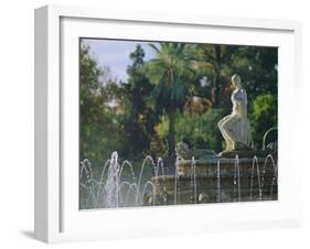 Christina Gardens, Plaza De Jerez, Seville (Sevilla), Andalucia (Andalusia), Spain, Europe-Duncan Maxwell-Framed Photographic Print