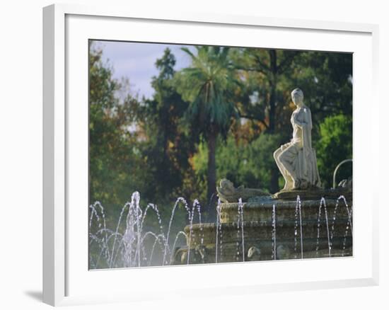 Christina Gardens, Plaza De Jerez, Seville (Sevilla), Andalucia (Andalusia), Spain, Europe-Duncan Maxwell-Framed Photographic Print