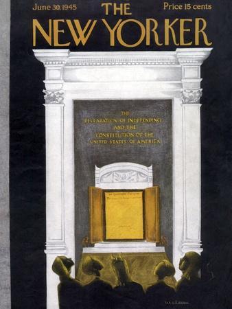 The New Yorker Cover - June 30, 1945