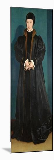 Christina of Denmark (1522-90) Duchess of Milan, Probably 1538-Hans Holbein the Younger-Mounted Giclee Print