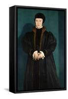 Christina of Denmark, Duchess of Milan in Mourning-Hans Holbein the Younger-Framed Stretched Canvas