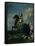 Christina of Sweden on Horseback-Sebastien Bourdon-Framed Stretched Canvas