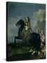 Christina of Sweden on Horseback-Sebastien Bourdon-Stretched Canvas