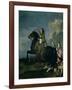 Christina of Sweden on Horseback-Sebastien Bourdon-Framed Giclee Print