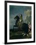 Christina of Sweden on Horseback-Sebastien Bourdon-Framed Giclee Print