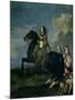 Christina of Sweden on Horseback-Sebastien Bourdon-Mounted Giclee Print