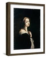 Christina, Queen of Sweden, c.1650-David Beck-Framed Giclee Print