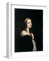 Christina, Queen of Sweden, c.1650-David Beck-Framed Giclee Print