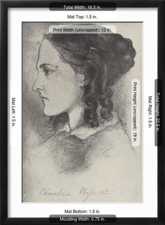 Christina Rossetti, English Poet' Giclee Print - Dante Gabriel Rossetti |  AllPosters.com