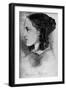 Christina Rossetti - portrait-Dante Gabriel Charles Rossetti-Framed Giclee Print
