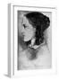 Christina Rossetti - portrait-Dante Gabriel Charles Rossetti-Framed Giclee Print