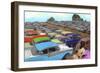 Christina’s Parking Space-Barry Kite-Framed Art Print