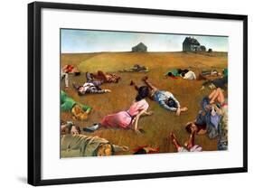 Christina Stands Her Ground-Barry Kite-Framed Art Print