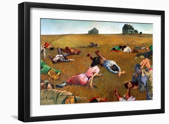 Christina Stands Her Ground-Barry Kite-Framed Art Print